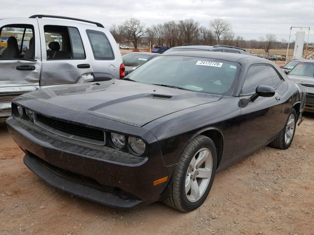 2C3CDYAG9DH569740 - 2013 DODGE CHALLENGER BLACK photo 2