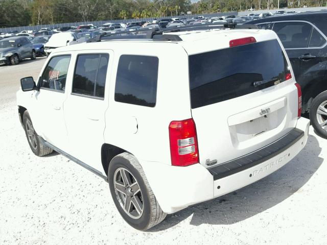 1J4NT2GBXAD530108 - 2010 JEEP PATRIOT SP WHITE photo 3