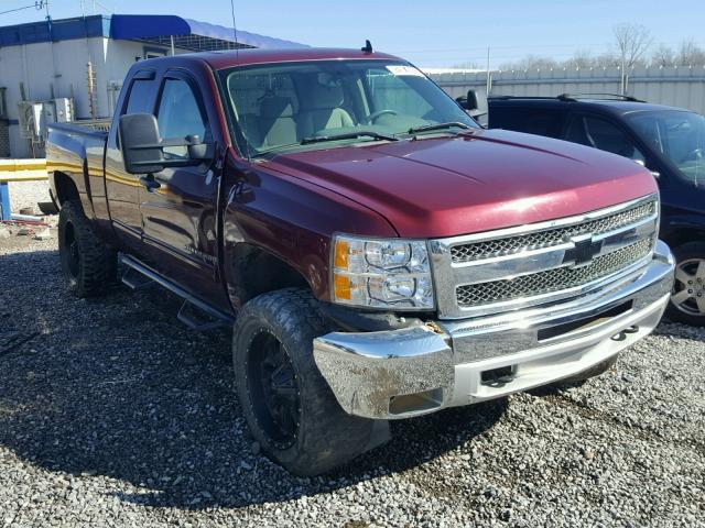 1GCRKSE71DZ137839 - 2013 CHEVROLET SILVERADO MAROON photo 1