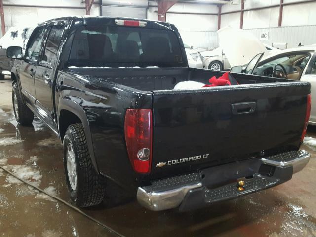 1GCDT13E088174296 - 2008 CHEVROLET COLORADO BLACK photo 3