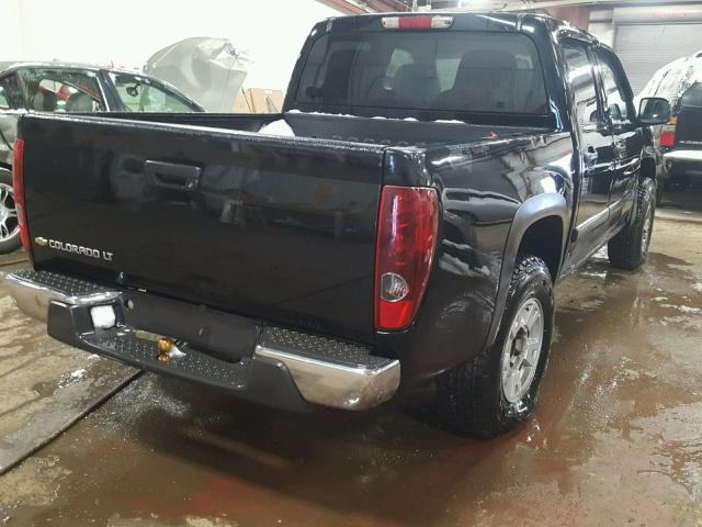 1GCDT13E088174296 - 2008 CHEVROLET COLORADO BLACK photo 4