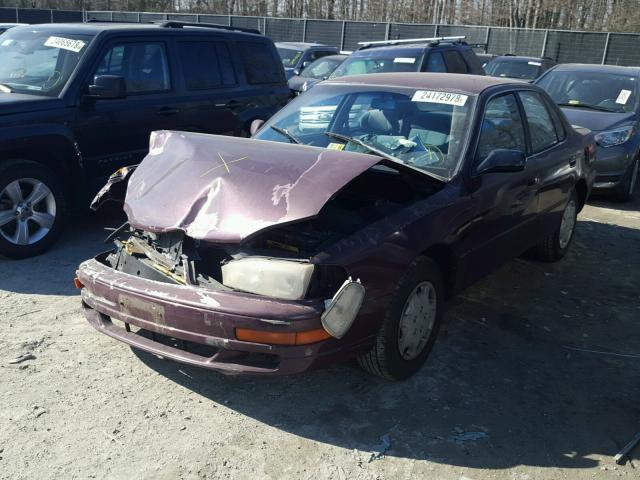 4T1SK12E5NU016434 - 1992 TOYOTA CAMRY LE RED photo 2