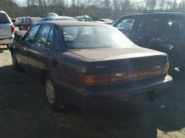 4T1SK12E5NU016434 - 1992 TOYOTA CAMRY LE RED photo 3