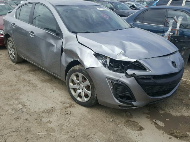 JM1BL1UF4B1481128 - 2011 MAZDA 3 I SILVER photo 9