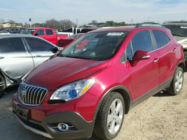 KL4CJBSB1FB038574 - 2015 BUICK ENCORE CON RED photo 2