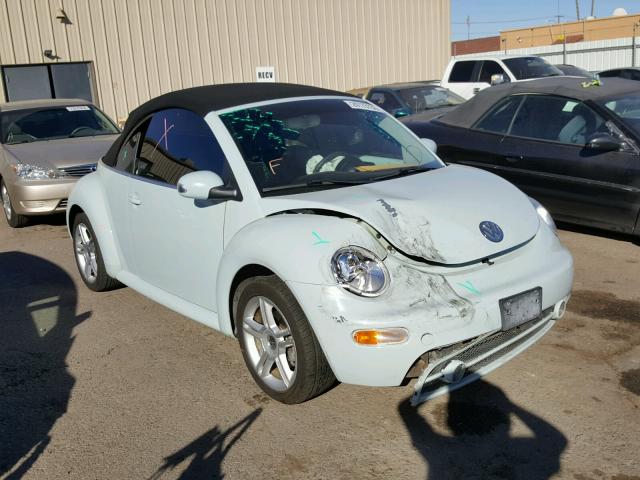 3VWCD31Y95M306932 - 2005 VOLKSWAGEN NEW BEETLE 蓝色 照片 1