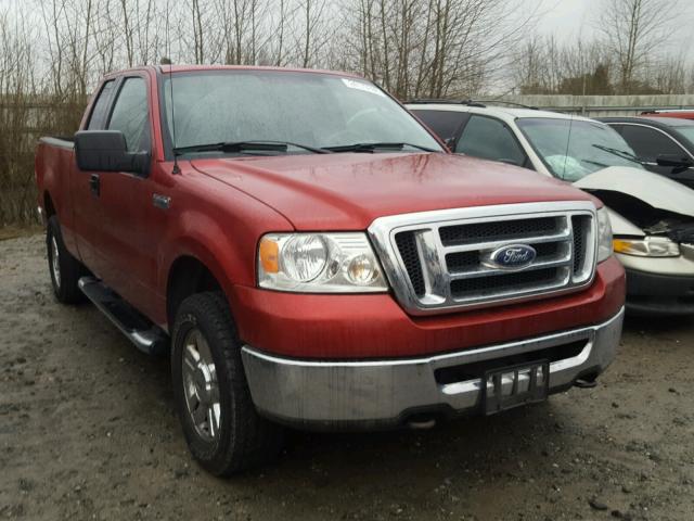 1FTPX14V88FA76032 - 2008 FORD F150 RED photo 1