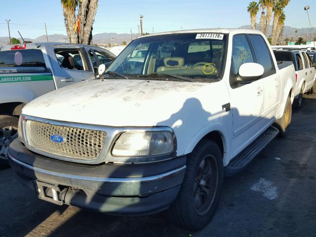 1FTRW07L11KC50892 - 2001 FORD F150 SUPER WHITE photo 2