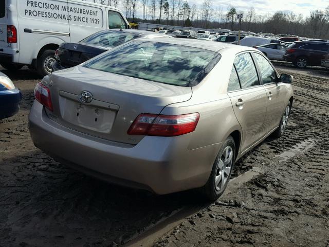 JTNBE46K473010755 - 2007 TOYOTA CAMRY NEW GOLD photo 4