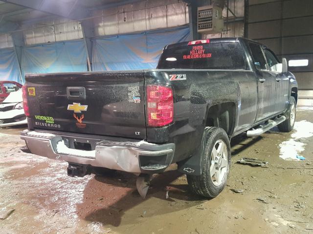 1GC1KVE83FF177867 - 2015 CHEVROLET SILVERADO BLACK photo 4