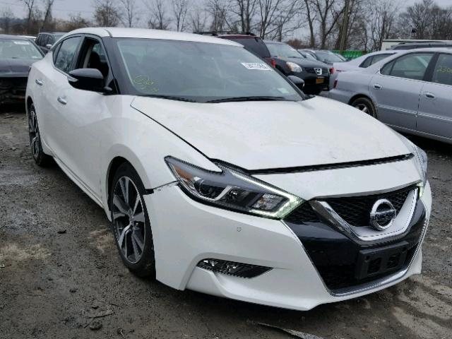 1N4AA6AP2GC447847 - 2016 NISSAN MAXIMA 3.5 WHITE photo 1