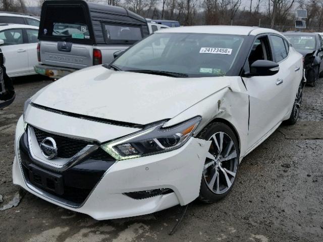 1N4AA6AP2GC447847 - 2016 NISSAN MAXIMA 3.5 WHITE photo 2