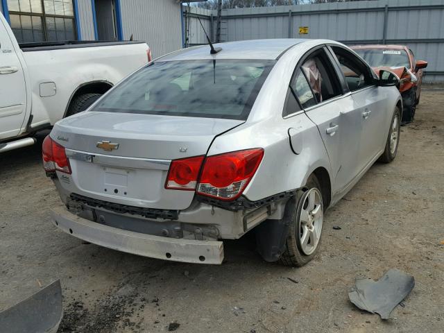 1G1PC5SB7D7121423 - 2013 CHEVROLET CRUZE LT GRAY photo 4