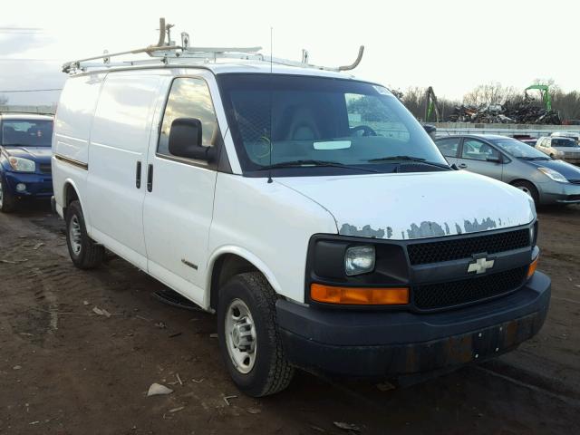 1GCGG25U161127019 - 2006 CHEVROLET EXPRESS G2 WHITE photo 1