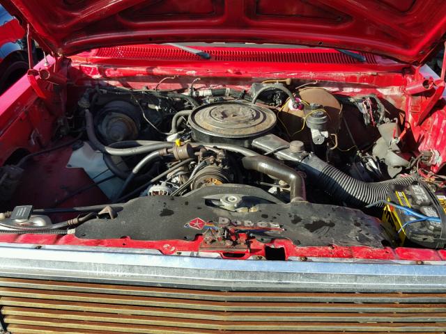 1B7HW14T4HS347052 - 1987 DODGE W-SERIES W RED photo 7