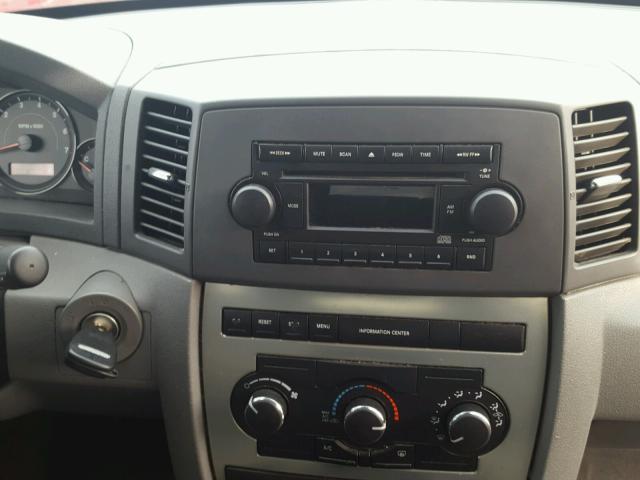 1J4GS48K95C663380 - 2005 JEEP GRAND CHER SILVER photo 9