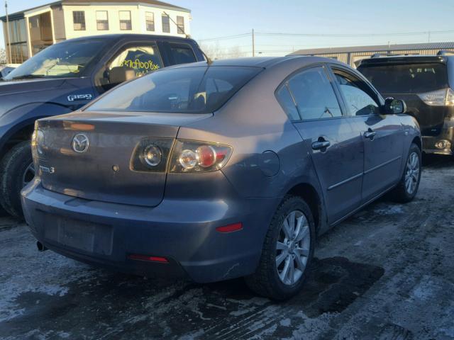 JM1BK32G171639393 - 2007 MAZDA 3 I GRAY photo 4