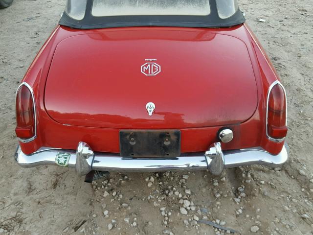 GHN3L73101 - 1966 MGB CONVERTABL RED photo 10