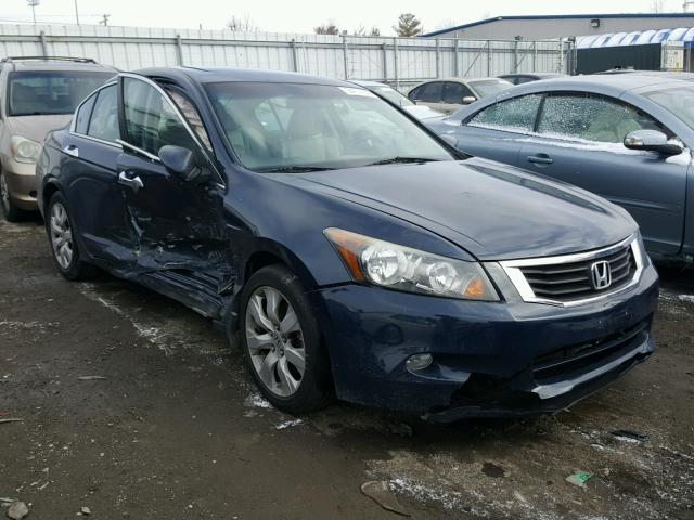 5KBCP3F80AB010328 - 2010 HONDA ACCORD EXL BLUE photo 1