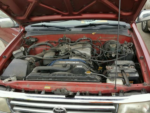 JT4TN14D8W0040644 - 1998 TOYOTA T100 XTRAC BURGUNDY photo 7