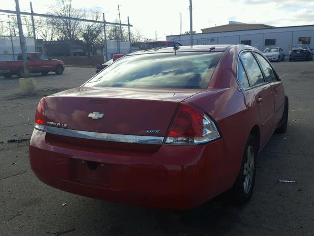 2G1WB58K579348991 - 2007 CHEVROLET IMPALA LS RED photo 4