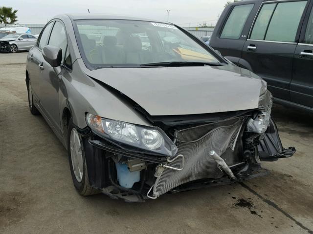 JHMFA36218S027739 - 2008 HONDA CIVIC HYBR GRAY photo 1