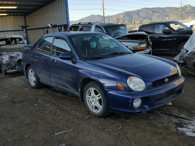 JF1GD67542H517593 - 2002 SUBARU IMPREZA RS BLUE photo 1