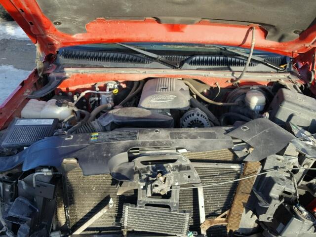 2GCEK13T761251980 - 2006 CHEVROLET SILVERADO RED photo 7