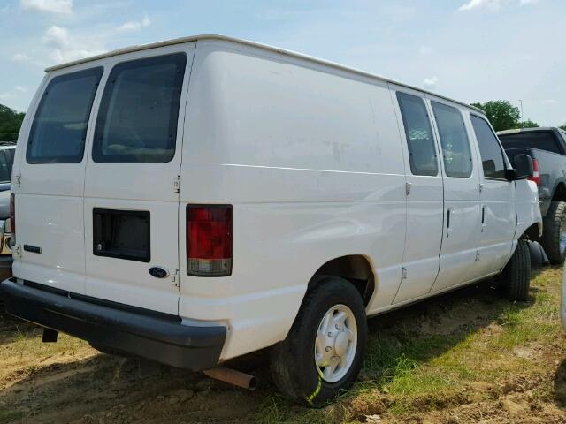 1FTNE14W98DB49524 - 2008 FORD ECONOLINE WHITE photo 4