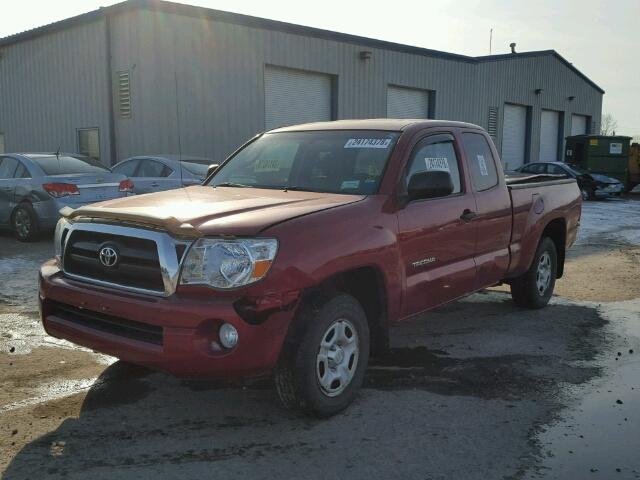 5TETX22NX5Z091122 - 2005 TOYOTA TACOMA ACC RED photo 2