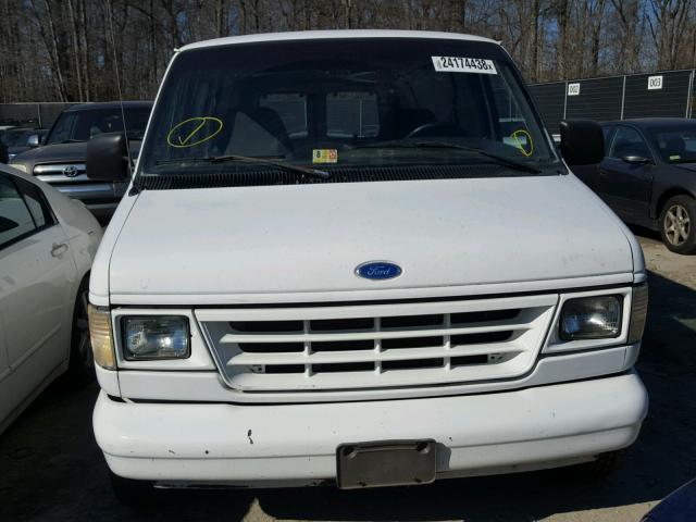 1FTEE14YXSHB70271 - 1995 FORD ECONOLINE WHITE photo 9