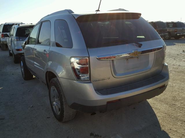 2CNDL33F386284717 - 2008 CHEVROLET EQUINOX LT SILVER photo 3