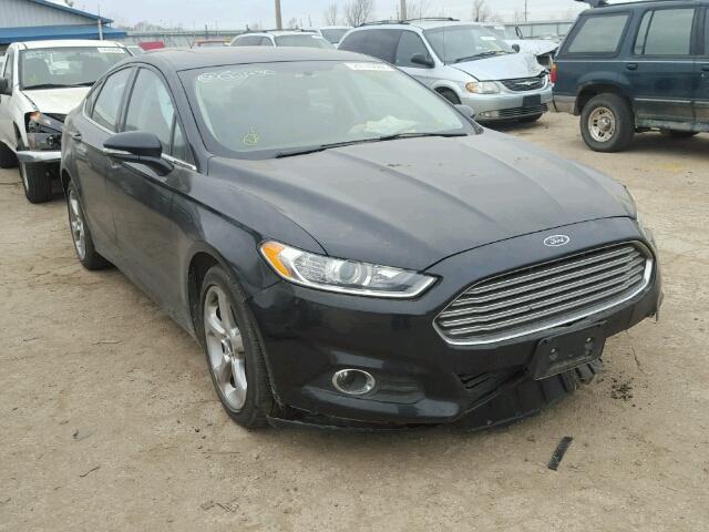 3FA6P0HD3ER327695 - 2014 FORD FUSION SE BLACK photo 1