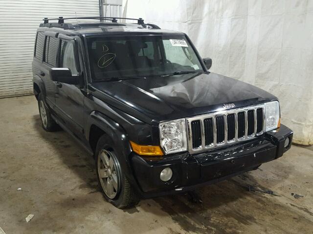 1J8HG48K57C563347 - 2007 JEEP COMMANDER BLACK photo 1