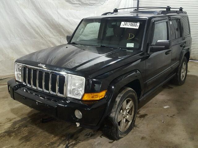 1J8HG48K57C563347 - 2007 JEEP COMMANDER BLACK photo 2