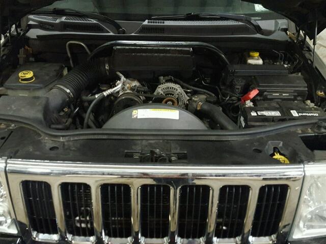 1J8HG48K57C563347 - 2007 JEEP COMMANDER BLACK photo 7