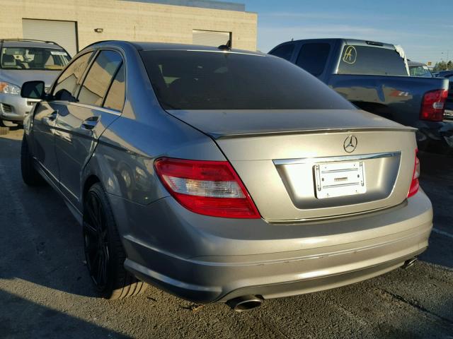 WDDGF56X78F043411 - 2008 MERCEDES-BENZ C 350 GRAY photo 3