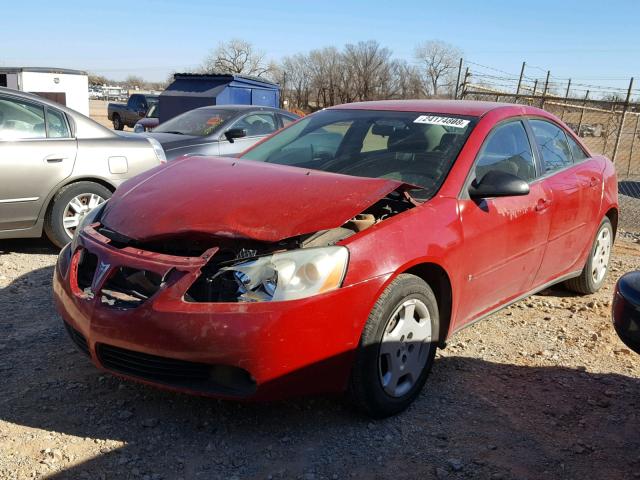 1G2ZG558564272337 - 2006 PONTIAC G6 SE1 RED photo 2