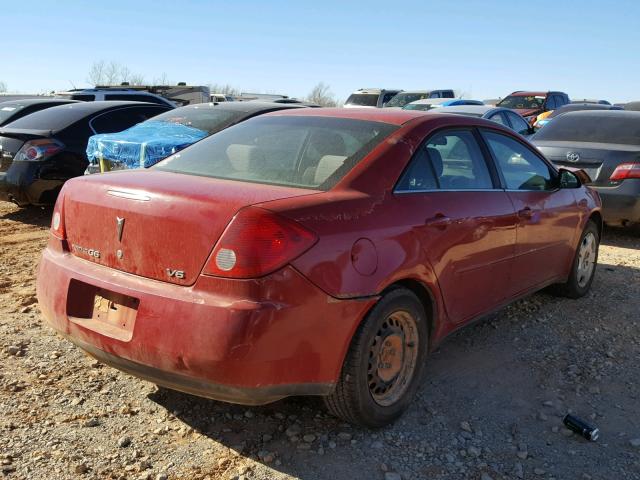 1G2ZG558564272337 - 2006 PONTIAC G6 SE1 RED photo 4