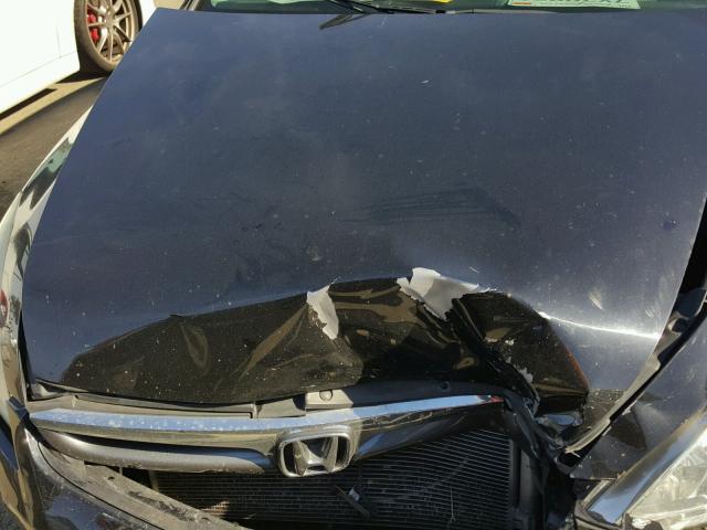 1HGCM56857A060356 - 2007 HONDA ACCORD EX BLACK photo 7