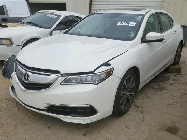 19UUB2F5XFA020674 - 2015 ACURA TLX TECH WHITE photo 2