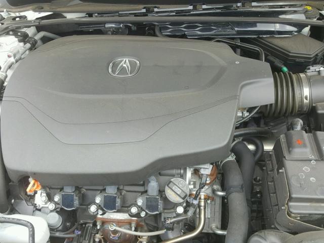 19UUB2F5XFA020674 - 2015 ACURA TLX TECH WHITE photo 7