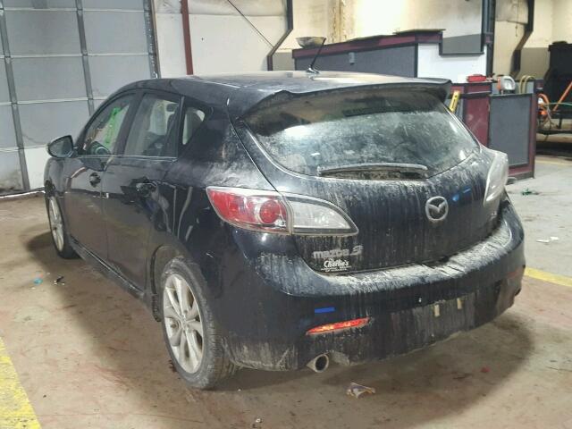 JM1BL1H68A1213594 - 2010 MAZDA 3 S BLACK photo 3