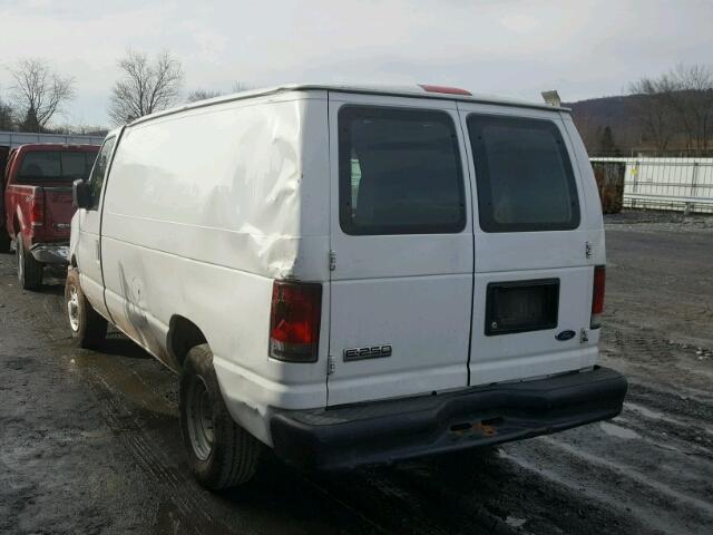 1FTNE24W89DA31441 - 2009 FORD ECONOLINE WHITE photo 3