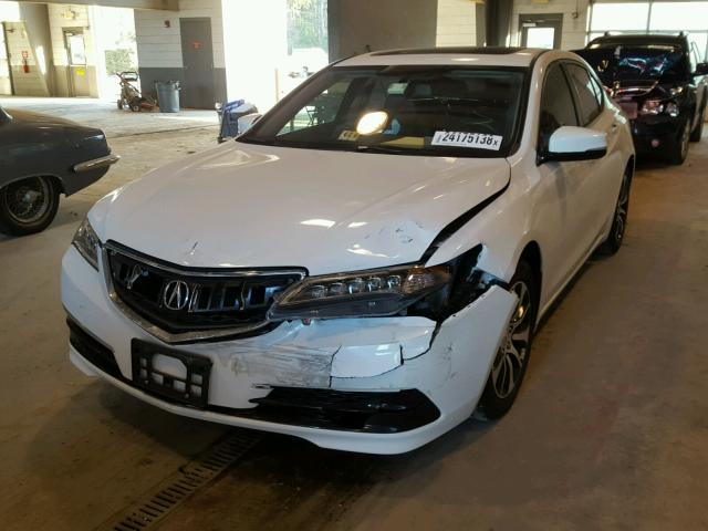 19UUB1F31GA010965 - 2016 ACURA TLX WHITE photo 2