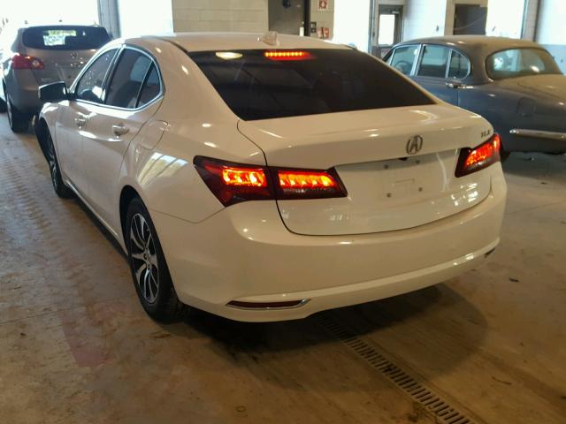 19UUB1F31GA010965 - 2016 ACURA TLX WHITE photo 3