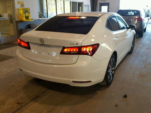 19UUB1F31GA010965 - 2016 ACURA TLX WHITE photo 4