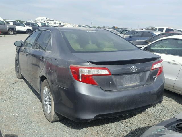 4T4BF1FK2ER394396 - 2014 TOYOTA CAMRY L GRAY photo 3