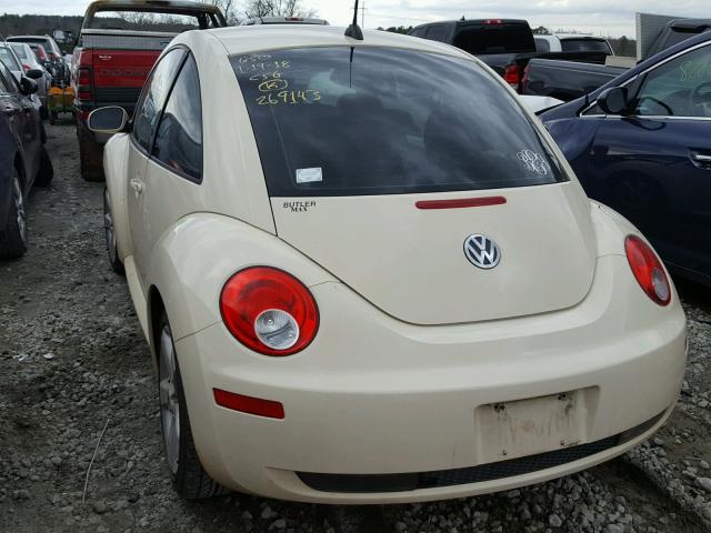 3VWSW31C56M402598 - 2006 VOLKSWAGEN NEW BEETLE CREAM photo 3