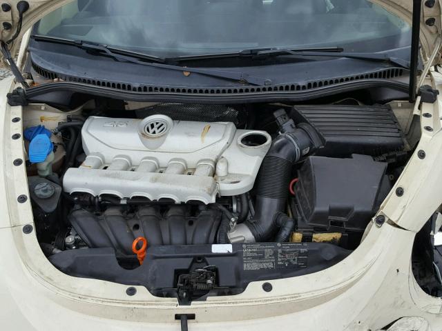 3VWSW31C56M402598 - 2006 VOLKSWAGEN NEW BEETLE CREAM photo 7